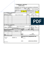 Petrol Bill Format