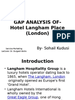 Gap Analysis Hotel Langham