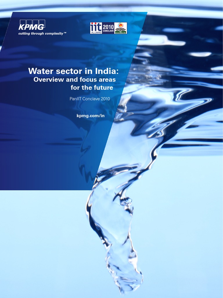 Water Sector in India PDF Sewage Treatment Water Supply