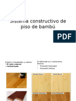 Sistema Constructivo de Piso de Bambú