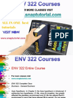 ENV 322 Academic Success/snaptutorial
