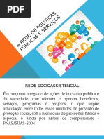 A Rede e Os Serviços Socioassistenciais