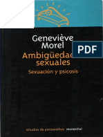 Ambigüedades Sexuales. Sexuación y Psicosis - Geneviève Morel PDF