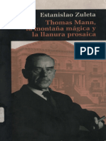  Estanislao Thomas Mann La Montana Magica y La Llanura Prosaica
