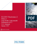 ELE205 Electronics 2: Filters-1