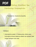 Download Definisi Etiologi Klasifikasi Dan Patofisiologi Konjungtivitis by Syadzwina Syaufika SN29896570 doc pdf