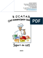 Suport de Curs Pentru Bucatar Calificare