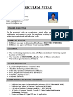 Nishant Prof CV