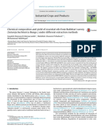 Chemical Composition and Yield of Essential Oils From Bakhtiari Savory (Satureja Bachtiarica Bunge.) Under Different Extraction Methods