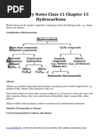 Download Chemistry Notes Class 11 Chapter 13 Hydrocarbons by Shashank Pratap SN298971977 doc pdf