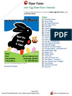 Microsoft Word 2010 Easter Egg Hunt Flyer Tutorial