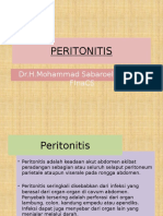 Peritonitis