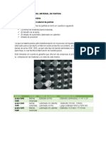 Informacion Del Material de Partida