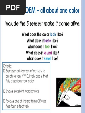 color poem