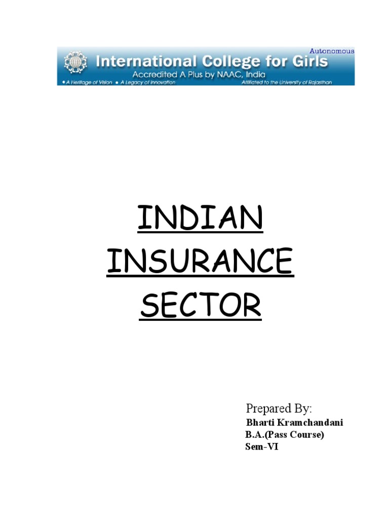TYPES OF INSURANCE IN INDIA PDF visual data 4