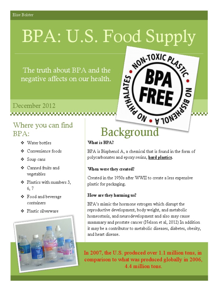 BPA and Its Health Risks Explained | PDF | Health Sciences | Wellness