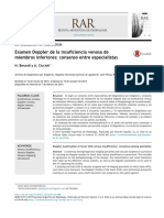 Doppler Insuficiencia Venosa de Miembro Inferior