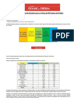 Cronograma de Estudos - XIX Exame de Ordem (Início 28-01)