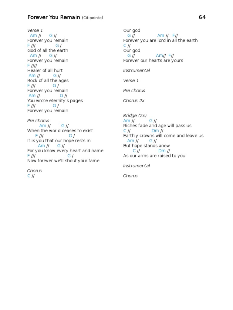 Forever You Remain | PDF