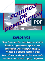 Introducción a los explosivos: clasificación, equipos y montaje