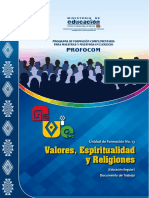 Valores, Espiritualidad y Religiones