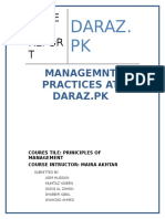 Management Practices at Daraz - PK