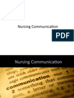 Nursing Communication: Emily Kontra Mr. Schurtz English 12 AP Period 6/7 15 April 2010