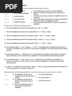 Worksheets Chemical Equilibrium Worksheet Answers michelle chemical equilibrium ws