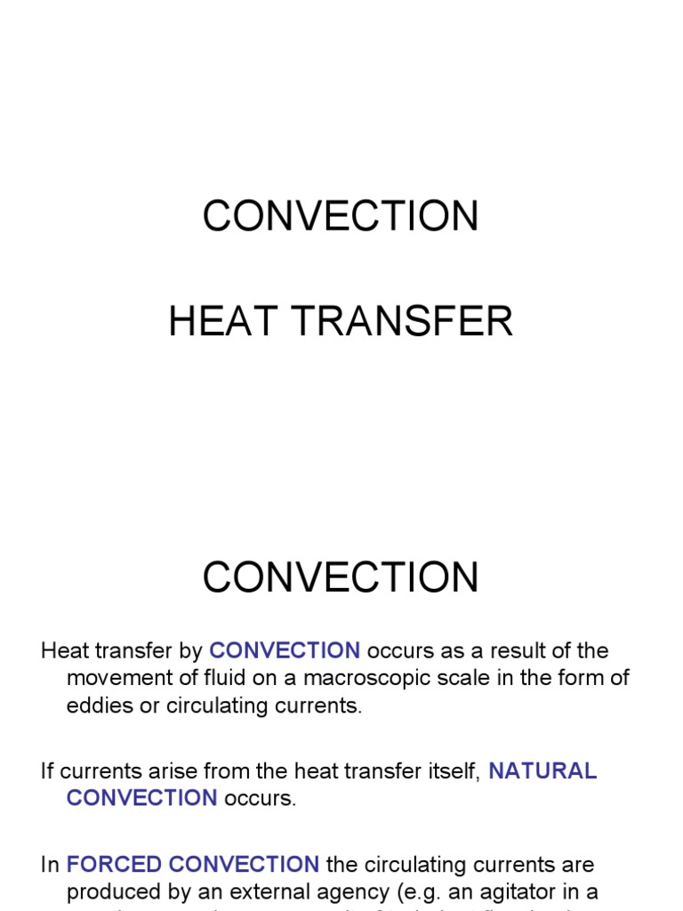 Convection | PDF | Boundary Layer | Heat Transfer