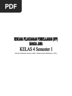 RPP Jawa Kelas 4