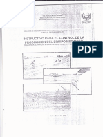 Instructivo para El Control de La Produccion Del Equipo Mecanico