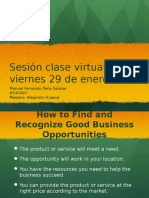 Sesión Clase Virtual Viernes 29 de Enero: Manuel Fernando Peña Salazar #540420 Maestro: Alejandro Huesca
