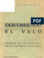 Descorriendo El Velo. Episodio de Los Doce Días de La República Socialista. (1933)