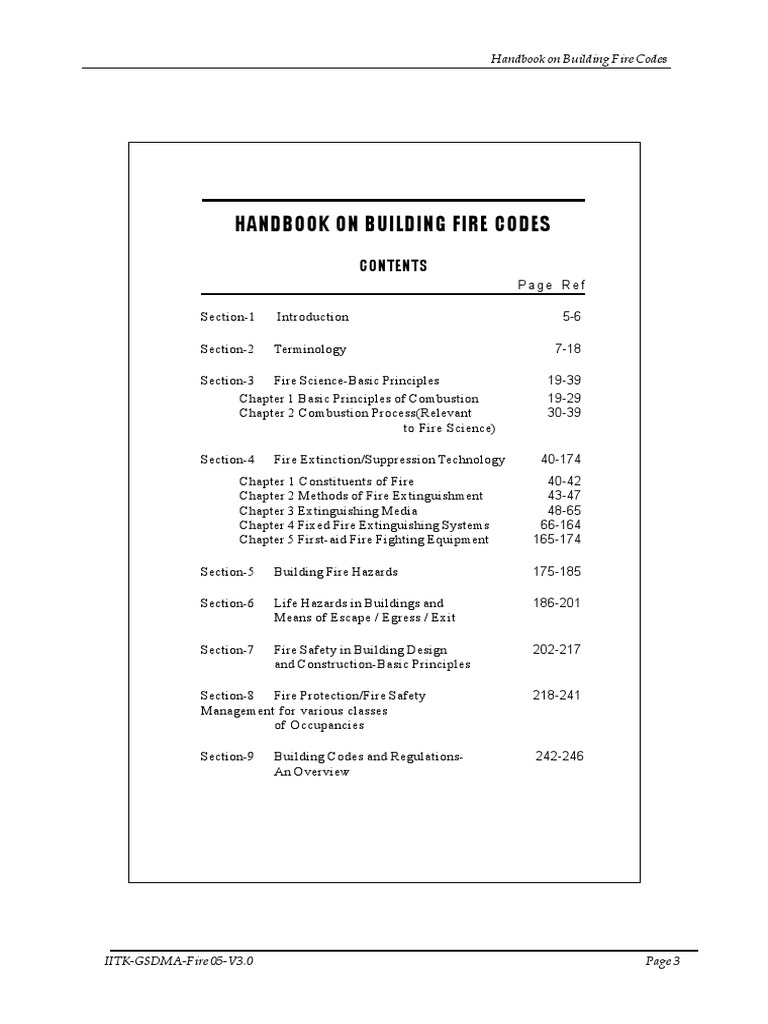 Building Fire Codes Handbook | PDF | Technology & Engineering