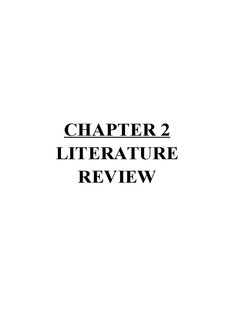 Chapter 2 Literature Review | PDF | Bullying | Sibling