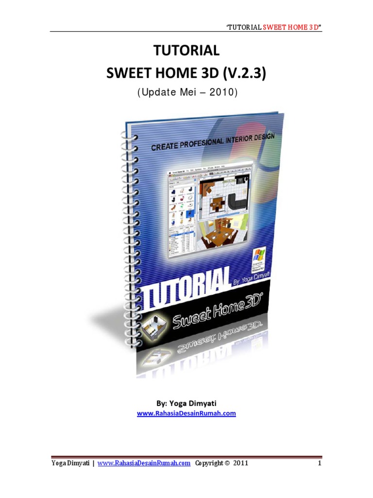 Tutorial Sweet Home 3D