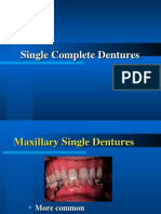 20. Single Complete Denture