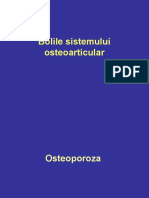 Nutritia in Patologie - Sistemul Osteo-Articular