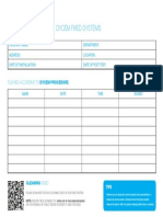 Cleaning Record Dycem Fixed System