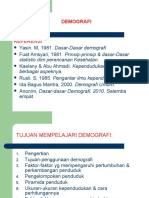 Demografi Reguler 2014-2015