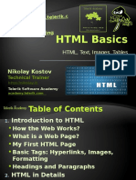 HTML CSS JavaScript Basics