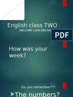English Class TWO