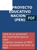 Proyecto Educativo Nacional - 1