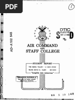 Bekaa Valley A Case of Study - Air Command and Staff College - MJ Clary 1988