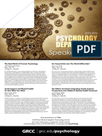 2015-2016 Psychology Lecture Series Poster