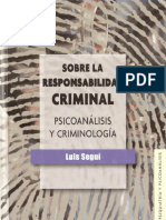 Sobre La Responsabilidad Criminal (Luis Seguí)