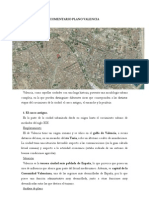 Comentario Plano Urbano Valencia