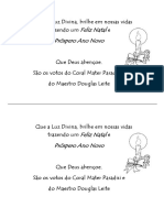 Carta Natal Paraiso