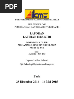 Laporan Latihan Industri Complete Pdf
