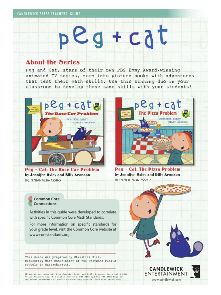 Peg + Cat Math Activities Pbs Common Core State Standards Initiative